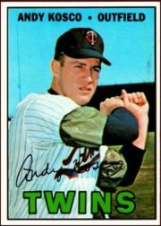 1967 Topps Baseball Cards      366     Andy Kosco